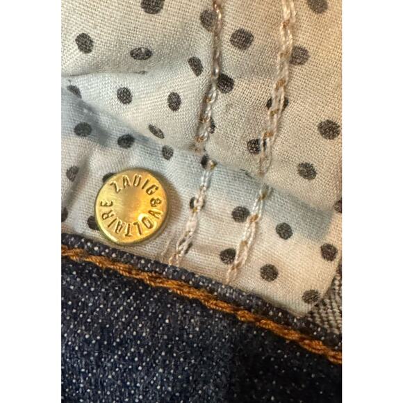 Zadig and Voltaire Jeans Straight Leg Denim Sz 28x32 - Picture 5 of 7